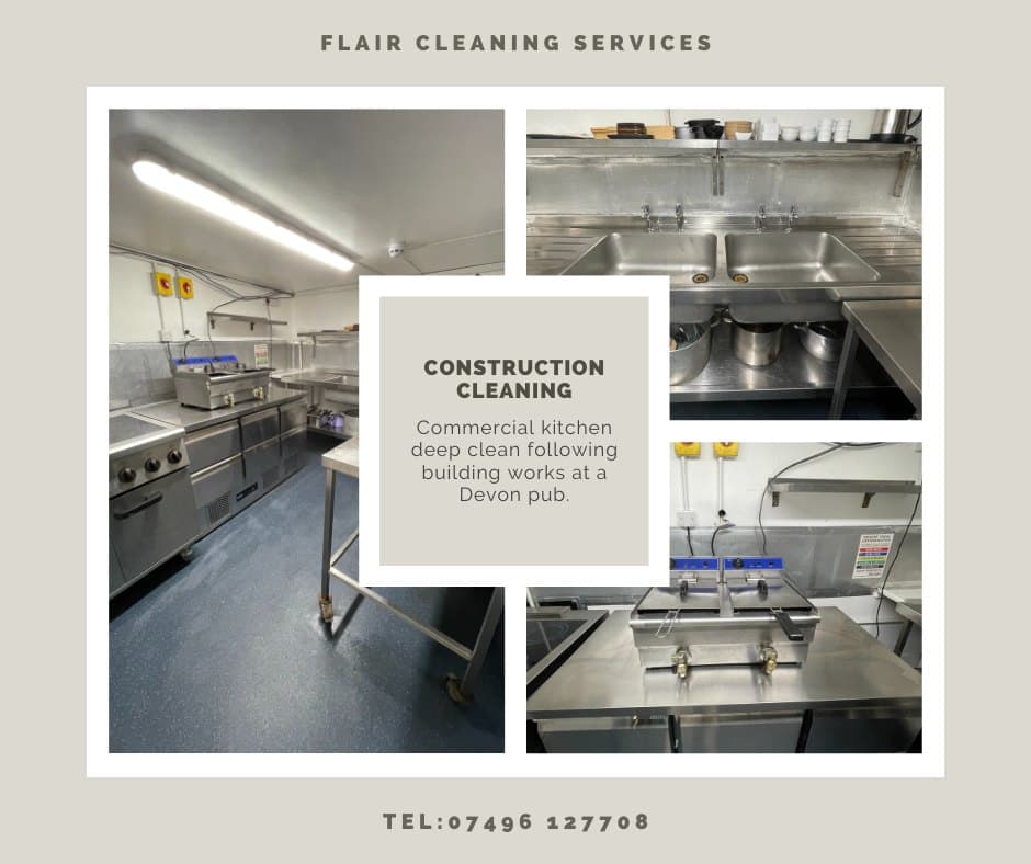 Commercial kitchen cleaning